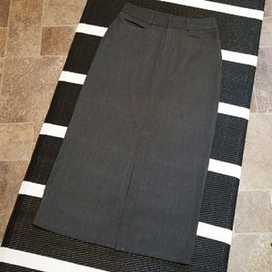 Tangents Long Grey Skirt Size 9/10
